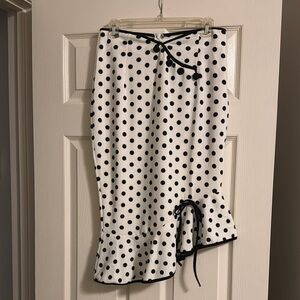 Polka Dot Ruffle Skirt
